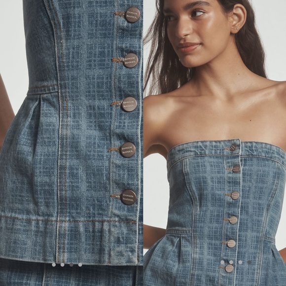 Damson Madder Eloise Bandeau Top - Picture 6 of 12